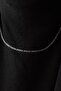 Steel Thin Figaro Chain Necklace Anti-Tarnish 3mm Unisex - 6