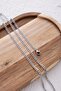 Steel Thin Gourmet Chain Necklace Non-Tarnish 3mm Unisex - 4