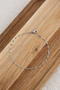 Steel Lip Chain Bracelet Thin Singapore Wrap Twist Mirrored Bracelet 2mm Dainty Minimal 17+4Cm&21Cm - 2