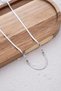 Steel Thin Italian Chain Fish Back Snake Necklace Non-Tarnish 60cm/3mm Unisex - 4