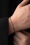 Steel Thin Figaro Chain Bracelet 3mm Non-Tarnish Unisex 17Cm+4Cm&21Cm - 3