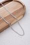 Steel Thin Gourmet Chain Necklace Non-Tarnish 3mm Unisex - 2