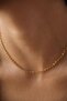 Steel Wire Striped Chain Necklace Classic Forse Embroidered Chain 2mm Elegant Minimal Adjustable Length - 5
