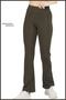 Women's Leggings Khaki Color High Waist Wide Leg Elastic Belt Full Length Diving Fabric105101 - 7