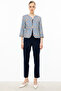 Mi Patterned Half Sleeve Short Jacket - 4