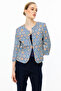 Mi Patterned Half Sleeve Short Jacket - 2