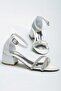 Girl's White 2 Row Stone Summer Evening Dress Shoes