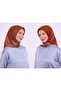 نمط التدرج وشاح كريستال لامع