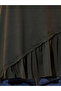 Solid Round Neck Ruffled Detail T-shirt - 4