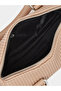 Textured Handbag with Dual Handle & Adjustable Strap - 4