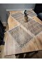 3 Grain Luxury Natural Corduroy Bedroom Set 95X40 Runner and 43X30 Napkin - 3