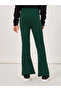 Front Split Detail Solid Leggings - 4