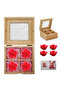 Scented Rose Soap in Premium Bamboo Box – Perfect Valentine's Day Gift for Loved Ones