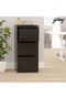 Godrej 3 Drawer Steel Filing Cabinet with Secure Lock, Steel, and Black Powder-Coated Finish - 2