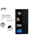 Godrej Full-Height Steel Swing Door Cupboard with Adjustable Shelves Black Finish - 2