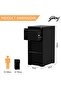 Godrej 3 Drawer Steel Filing Cabinet with Secure Lock, Steel, and Black Powder-Coated Finish - 4