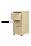 Godrej 3 Drawer Digital Filing Cabinet with Touch Screen Lock Steel Beige