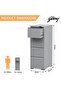 Godrej 4 Drawer Digital Filing Cabinet with Touch Screen Lock Steel Grey Finish - 4