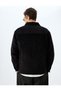 Slim fit jacket corduroy shirt collar flap pocket detailed cotton - 4