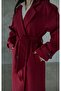 Women's Winter Belted Bowl Coat - 4