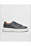 Navy Blue 100% Genuine Leather Ultra Comfortable Men's Casual Shoes Luass25Al0040 - 2