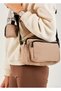 Women's Cross Strap Coin Detailed Shoulder Bag - 4