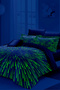 طقم غطاء لحاف نيون فسفوري (مع ملاءة مطاطية) مزدوجة من القطن الساتان بتصميم Galaxy Stars - 2