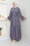 Islamic Mina Hijab Ferace Loose Cut Dress - 7