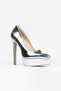 Women's Patent Leather Thin High Heeled Evening Dress Shoes - 3
