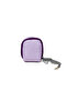 Lilac Waterproof Bondite Fabric 2-Piece Inside Elastic Pacifier Storage Bag - 3