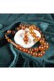 Katalin Rod End Sphere Cut 11mm Rosary -Transparent Orange -İbrahim Atasever Master Work - 8