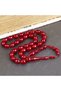 Katalin Stick Beyzi Cut 9X11.5Mm Rosary -Fuchsia Red -İbrahim Atasever Master Work