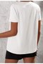 Feathers Printed Shorts and T-Shirt Set,Trend Fashion Summer Set - 3