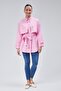 Belted Shirt with Robe - 4
