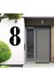 Aluminum Metal Composite - 17X9 cm Apartment Site -Apartment Hotel Office Door Number - Door No:7 - 5