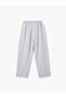 Comfortable Fit Waist Tie Pocket Balloon Fit Trousers - 4