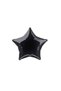 Ribbon Balloon Set - Birthday Set with Ribbons - Black and White Balloon - Black Ribbon Black Heart - 4