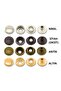 Metal Snap Fasteners 61 -15 Mm, [25 Sets] - 6