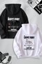 Dear Couple Combination Light & Night Fury Back Printed Special Design Hooded Sweatshirt Set of 2