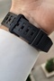 Numerals Silver Cord Black Color Analog Digital Men's Wrist Watch - 5