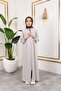 Beige Children's Feracesi - Lace-Up and Pleated - 5