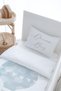 Baby Size (Without Sheets) Duvet Cover Set 100X150 cm - Pure Baby Series - Cloudy Blue Air Balloon - 6