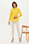 Women's Yellow Long Sleeve Basic Shirt 50262946-Vr094 - 3