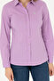 Women's Lilac Long Sleeve Basic Shirt 50271264-Vr034 - 6