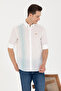 Men's White Long Sleeve Shirt 50264069 -Vr090 - 2