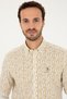 Men's Khaki Long Sleeve Shirt 50282825-Vr027 - 2
