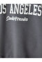 Embroidered Oversize Sweatshirt College Printed Crew Neck Long Sleeve - 6