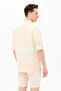 Men's Striped Cream Shirt 50264099 -Vr211 - 5