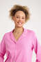 90% Cotton 10% Lycra Pink Color Premium Quality Women's Sleepwear - 5