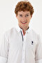 Men's White Long Sleeve Shirt 50288312 -Vr013 - 2